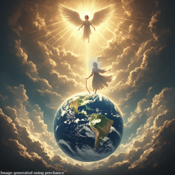 Angel and Earth.